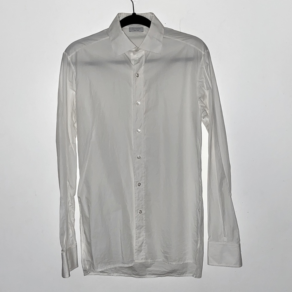 Deveaux New York casual button up dress shirt perfect fitted size 1 designer‌